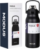 Garrafa Termica de Aco Inoxidavel Grande Capacidade Com Canudo 1700ML