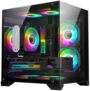 Gabinete Gamer Gb1790 Hayom 4 Fans Rgb