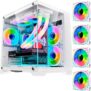 Gabinete Gamer Branco GB1791 4 fans RGB
