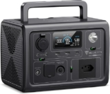 BLUETTI EB3A Gerador de Energia Portátil Solar com Bateria LiFePO4 de 268Wh e Saída CA de 600W