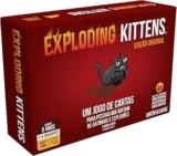 Galapagos Exploding Kittens Jogo de Cartas 2 a 5 Jogadores 15 Minutos