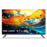 Smart TV HQ 43″ Full HD tela sem bordas Android 12 design Slim HQS43NKHM