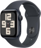 Apple Watch SE GPS 40mm Caixa Alumínio Meia-Noite Pulseira Esportiva P/M