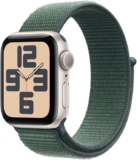 Apple Watch SE (2ª Geração) GPS 40mm Alumínio Estelar Pulseira Esportiva Verd…