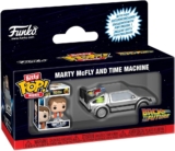 Funko Bitty Pop De Volta Para o Futuro Marty McFly e Máquina