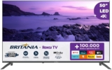 Britânia Smart TV 50″ BTV50VA4REGB 4K UHD Roku TV Dolby Audio