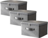 Trio Premium de Caixas Organizadoras Grandes