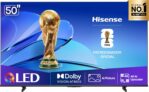 Hisense Smart TV QLED 50″ 4K UHD 50Q6QV com Dolby Vision e Atmos