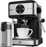 Oster Kit Espresso Cafeteira Double E Moedor Elétrico Inox – 127V