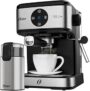 Oster Kit Espresso Cafeteira Double E Moedor Elétrico Inox – 127V