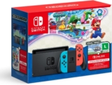 Nintendo Switch Neon + Super Mario Bros. Wonder + 3 Meses NSO