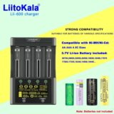 Carregador de bateria LiitoKala-Lii-600