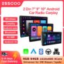ESSGOO Multimídia Universal Carplay, Android Auto, 7 Polegadas, 2 32GB