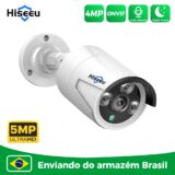 (Armazém Brasil)  Hiseeu Câmera de vigilância de segurança 5mp