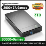 Hyperspin HDD Portátil para PC e Laptop, 3TB