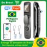 (Armazem Brasil) Fechadura biométrica de porta com impressão digital