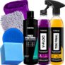 Kit Pneu Pretinho Shampoo V-Floc Cera Tok Final Carnauba Vonixx