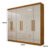 Guarda-roupa Casal Malibu 6 Pt Imbuia E Off White