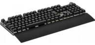 Teclado Mecânico Gamer Fortrek G Pro K7 Plus Preto RGB Switch KRGD Blue Idioma Português Brasil ABNT2 Com Apoio De Pulso Magnético