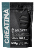 Creatina Monohidratada 500g Soldiers Nutrition Sabor Natural