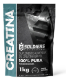 Creatina Monohidratada Soldiers Nutrition 1Kg Pura Sem sabor