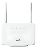 CPE Modem Roteador 4G 5G com Chip e 2 Antenas Wi-Fi LAN Rural