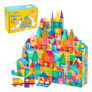 BrasToy Blocos Magnéticos Construção Empilhamento Jogo Educativo