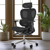 Cadeira de Escritório Ergonômica Executiva Sensetup Cosy T03 Mesh Preta