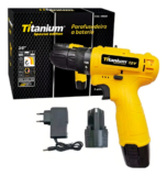 Parafusadeira Furadeira Titanium 12V 3/8pol 1,2ah 6238