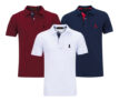 Kit 3 Camisas Gola Polo Piquet Masculinas