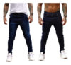 Kit 2 Calça Jeans Masculina Slim Preta Azul