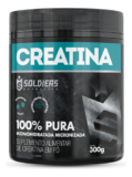 Creatina Monohidratada Pote 300g 100% Pura Soldiers Nutrition