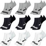 Kit 9 Pares Meias Puma Sapatilha Cano Curto Baixo Original