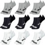 Kit 9 Pares Meias Puma Sapatilha Cano Curto Baixo Original