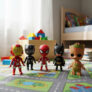 Kit C 05 Mini Bonecos Vingadores Herois Kids
