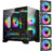 Gabinete Gamer GB1790 Hayom 4 Fans RGB Micro-ATX Vidro Temperado Cor Preto