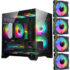 Gabinete Gamer Hayom GB1711 RGB Frontal Lateral em Acrílico