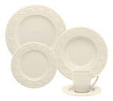 Oxford Mendi Aparelho de Jantar e Chá 30 Peças Marfim Branco