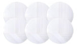 Tramontina Kit De 6 Pratos De Sobremesa Grid Porcelana Decorada 21cm