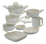 Casambiente Jogo de Panelas Ibiza 8 Peças Cerâmica Antiaderente