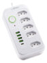 Coibeu Extensão 5 Tomadas 4 USB Bivolt