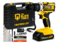 Parafusadeira E Furadeira Impacto The Black Tools 21V