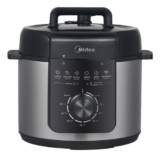 Panela de Pressão Mecânica Preta e Inox 4L Midea