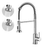 Torneira Monocomando Aço Inoxidável Cozinha