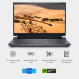 Notebook Gamer Dell G15-i1300-D35P 15.6″ FHD 13ª Geração Intel Core i5 16GB 512GB SSD NVIDIA RTX 3050 Linux