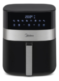 Fritadeira Air Fryer Midea Smart Chef Plus 6L Preta
