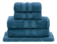 Buddemeyer Jogo de Toalhas Algodão Egípcio Gigante 5 Peças Azul Marine