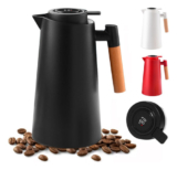 Garrafa De Cafe Térmica Vacuum Jug Com Termômetro Digital 1l