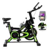 Bicicleta Spinning Winnek Fitness 13kg Preto Verde