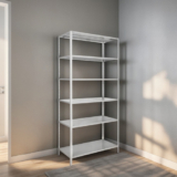 Estante Aço Cinza 5 Bandejas 30x90cm 150kg